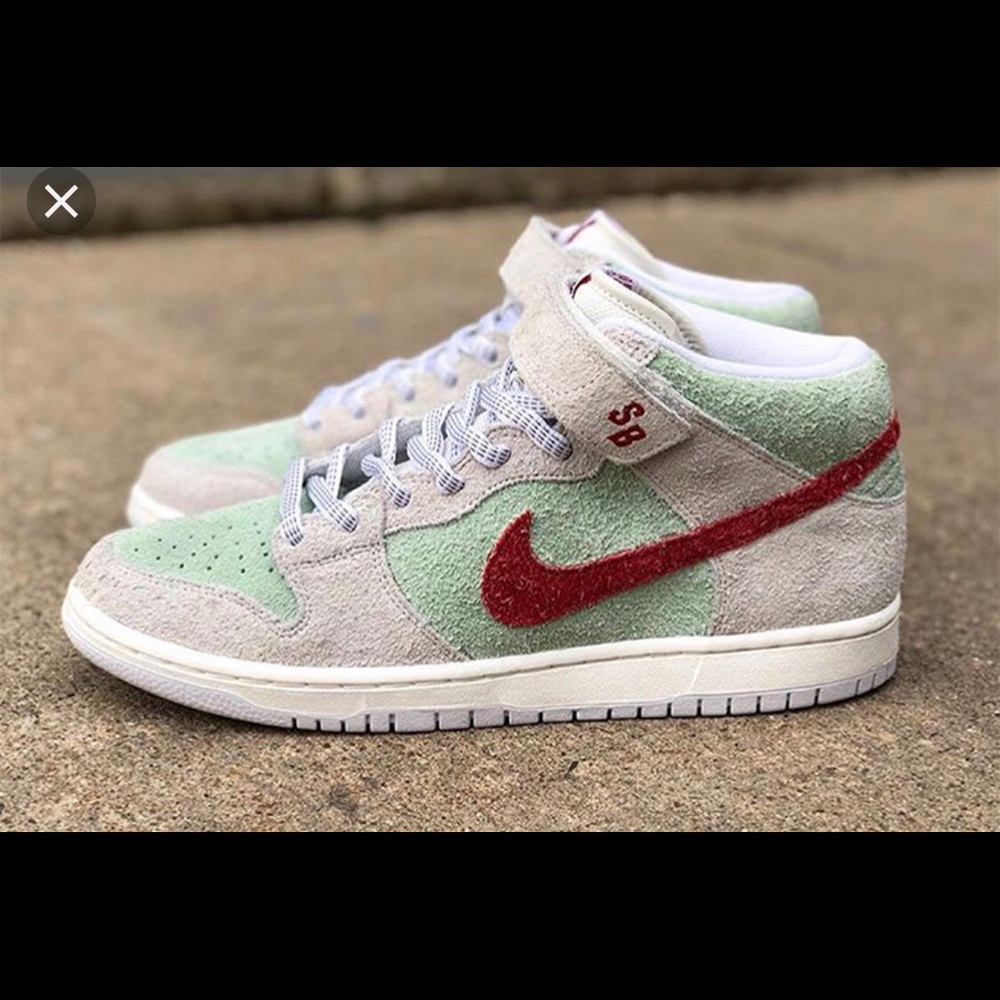 WHITE WIDOW Nike SB DUNK mid pro shoes. W STASH ☠️ stock. Extremely rare